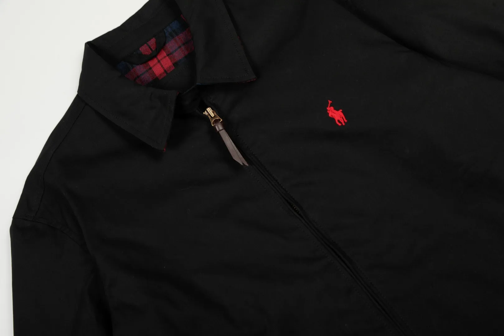 P360 top quality" Style number: 8100# [Ralph Lauren retro couple style old cadre zipper jacket] ✅Ralph Lauren simple basic inner plaid inner men's and women's couple same style retro jacket ✅Pure cotton washed fabric fabric texture version YYDS~ ✅Fashionable casual business work style veteran Harrington classic basic jacket ✅Simple and easy to wear upper body ootd must-have versatile style Size: S-XL Color: black khaki navy